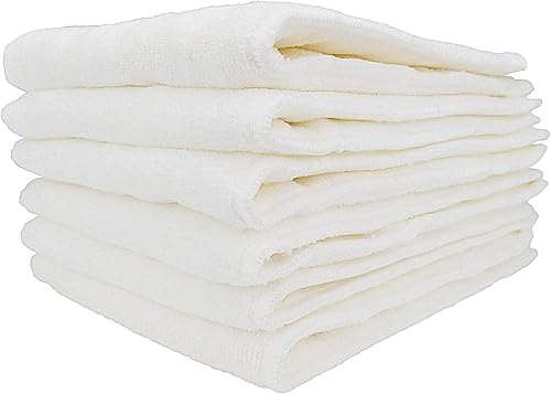Miniatura 2 de 6 piezas de insertos de microfibra para ropa interior de incontinencia de tela y pañales de tela para adultos, 4 capas, 7.8 x 19.2 pulgadas
