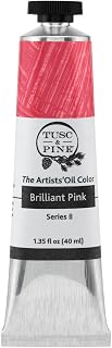 Artist Oil Paint - Brilliant Pink, 40 ml, Non-Yellowing, Rich & Creamy Consistency, Maximum Pigment Load, Small Batch Milled Oil Paints Made in the USA for Professional Artists