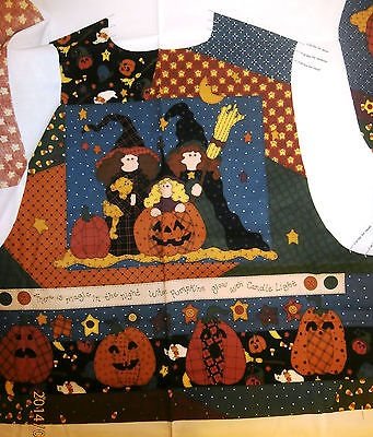 Halloween Vest Which Witch & The Who Fabric Panel By Leslie Beck #TOP1