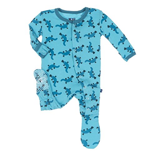 Kickee Pants - Print Footie - Confetti Platypus