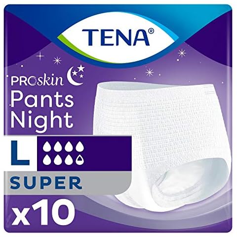 Tena Pants Super Night - Large - Pack of 10 Cover