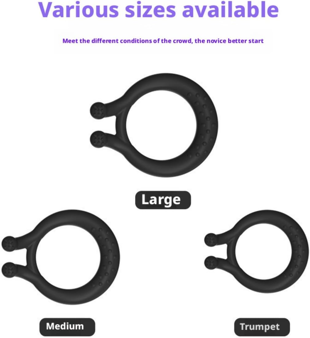 Penis Ring Silicone Cock for Erection Enhancing Male Sex Toys,3 Training Rings (Small+Medium+Large), Multi Size Silicone Protective Set D-6