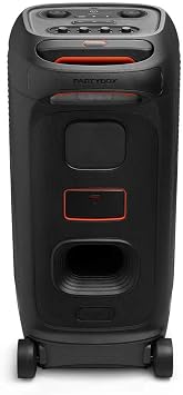 JBL PARTYBOX Stage 320 Portable Party Speaker Bundle with Wireless Microphone System (Black)
