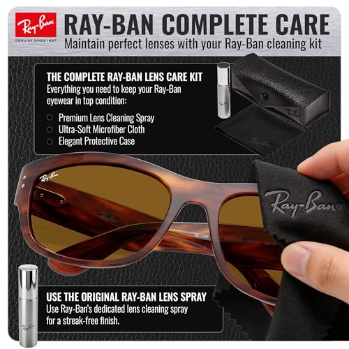 Image of Ray-Ban RB2289 MEGA BALORAMA Square-Round Shaped Sunglasses for Men & Women with Official RAYBAN Eyewear Kit