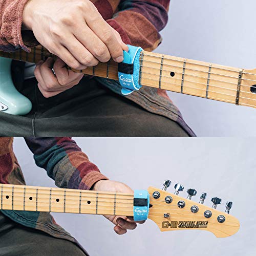 Guitar String Mute Dampener - Guitto Guitar Noise Reducer Dampener Universal Guitar Fretboard Muting Wraps Fit For Electric Wood Acoustic Guitar Bass Musical Instruments Accessory (Medium) #TOP2