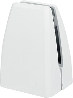 Aexit 4mm-17mm Thickness Fall Protection Adjustable Metal Glass Bracket Support Clip Safety Clips Clamp White