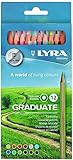 Cuerpo de 7.6 mm de diámetro Lyra Pack de 12 lápices, Multicolor, 21 x 9.7 x 1 cm