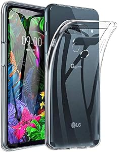 REY - Pack 3X Transparent Silikonhülle TPU für LG G8s THINQ, Handyhülle Premium Kratzfest TPU Durchsichtige Schutzhülle, Ultradünne 0, 33 mm