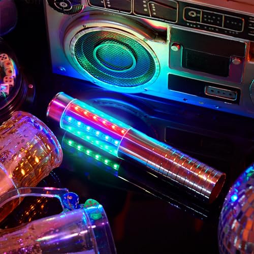 image for Civaner Upgrade 4 Pcs Bottle Service Lights LED Strobe Baton Bottle Gi