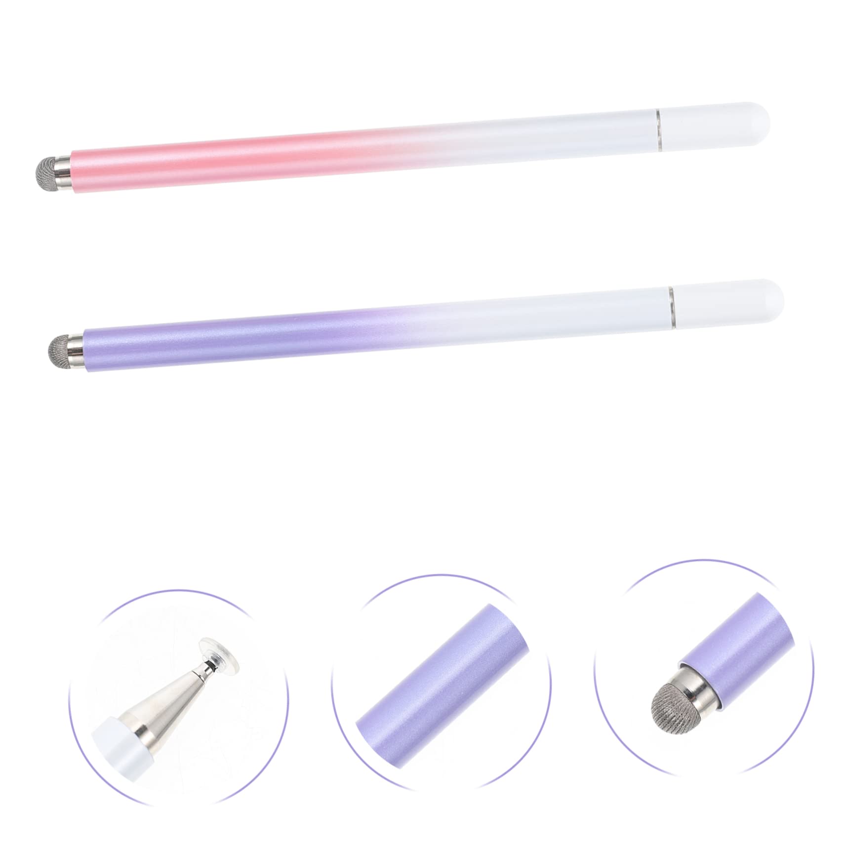 Uonlytech 6stücke Magnetische Kapazitive Stylus Stifte Mit Sensitiver Spitze Für Touchscreen-geräte Kompatibel Mit Und Farbverlauf