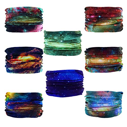 Image of Elastic Headwear Bandana Headband Half Face Mask Scarf Neck UV Sun Protection