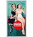 Coca-Cola Tin Metal Sign : 50th Anniversary Bathers , 9x16