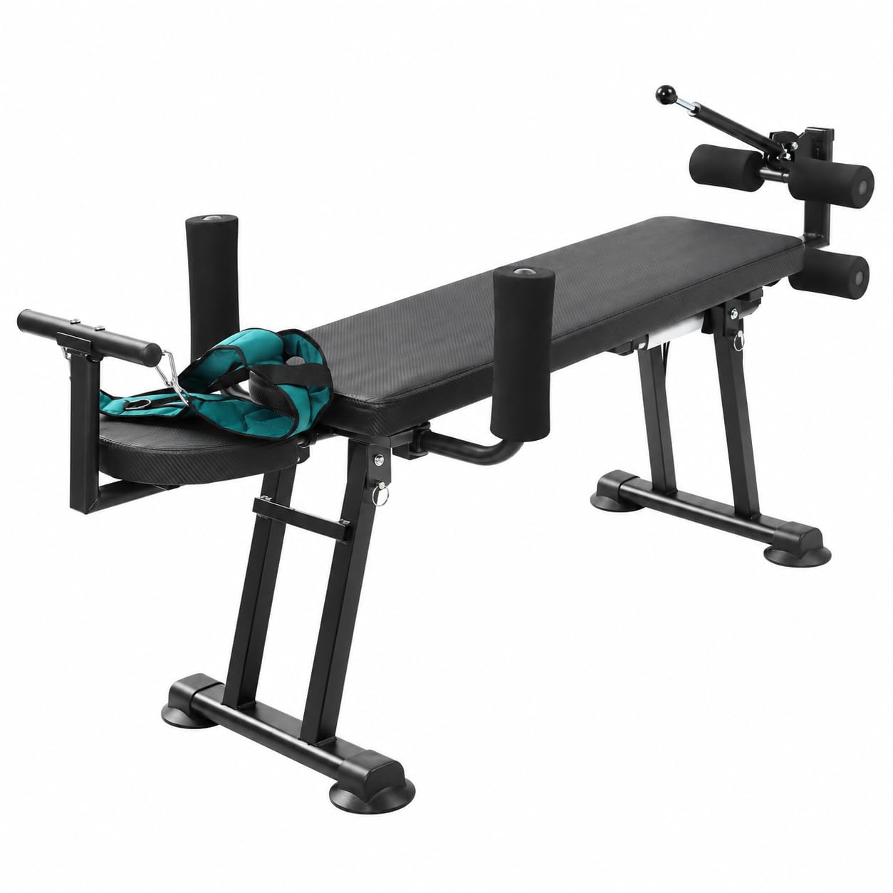Lit de traction de fitness, table d'inversion réglable, machine électrique extensible avec télécommande, banc de traction, banc de traction, capacité de charge 150 kg, pour gymnases, bureaux, 165-190