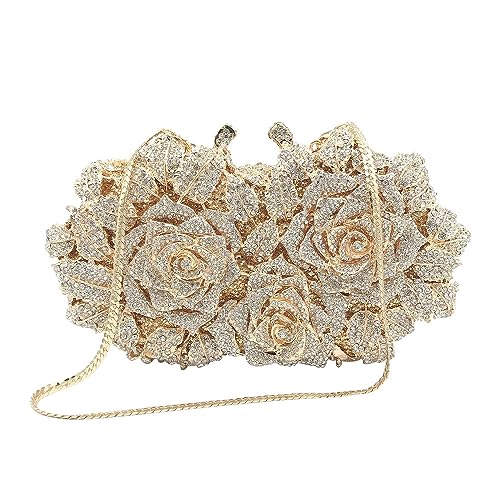 Sac à main d’argent scintillant rose paillettes diamant pour femme