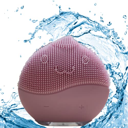 Todomoda Electric Facial Cleansing Brush Ultrasonic Silicone for All Skin Types, Waterproof