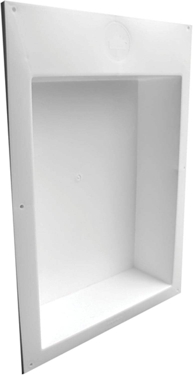 Saf-T-Duct Dryer Outlet Box, white