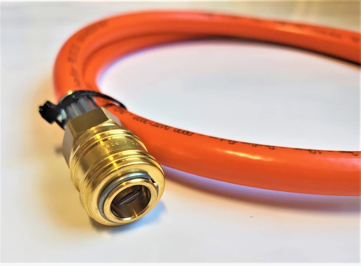 ZaTeChS Propan Butan Détendeur Gaz Tuyau | 100cm (1m) | DN 7.2 Type 26-3/8