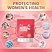 Vaginal Probiotics for Women, Feminine Balance pH Gummies for Healthy Odor, Yeast Balance & Flora + Vitamin C for Immune Support -60 Cranberry Gummies