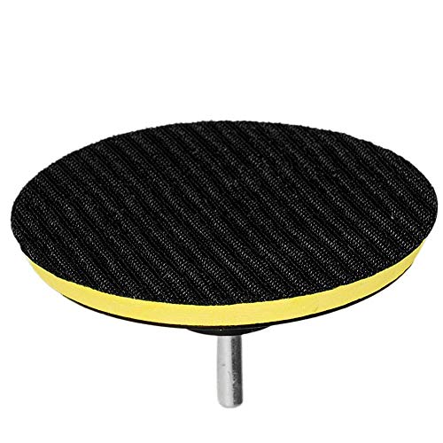Hifrom 5-Inch/125Mm Hook And Loop Backing Pad M14 Drill Adapter,50 Pieces No-Hole 60 Grit Sandpaper Assortment Replacement For Random Orbital Sander Grinder Pads thumb #5