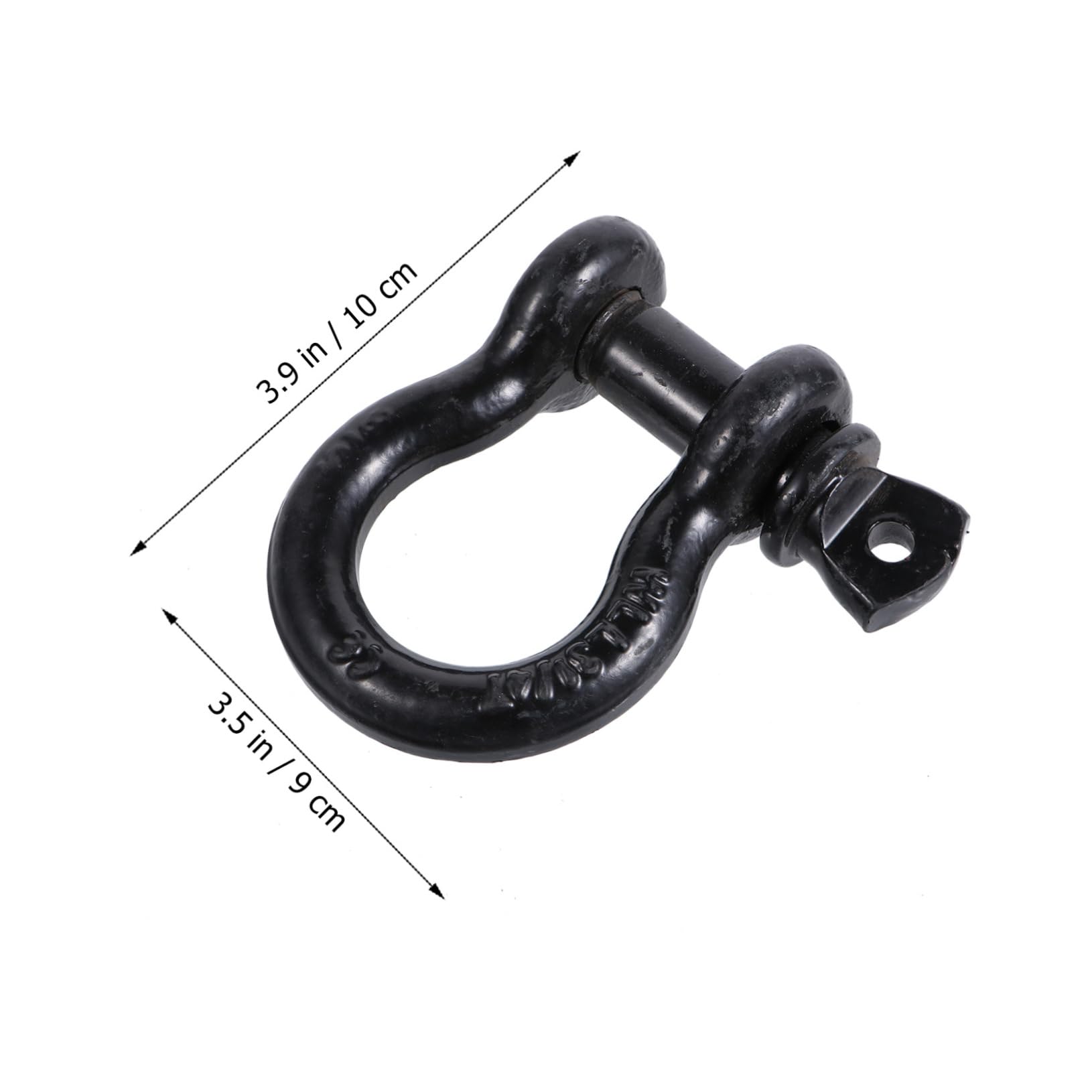Alipis 2 Pcs D Ring Shackles Heavy Duty Off Road Tow Winch Shackles for Secure Towing Compatible with Snatch Straps and