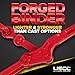 US Cargo Control Load Binders for 5/16 Inch Grade 70 Chain and 3/8 Inch Grade 43 Chain - 5,400 LBS Working Load Limit, (4-Pack) Lever-Style Chain Binders, Ratcheting Design for Easy Tightening