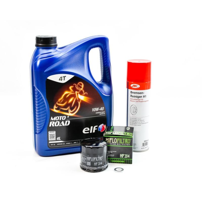 Kit Entretien Vidange Standard pour TRIUMPH Sprint 1050 de 2005 à 2014 - E.LF MOTO 4 ROAD 10w40 4L