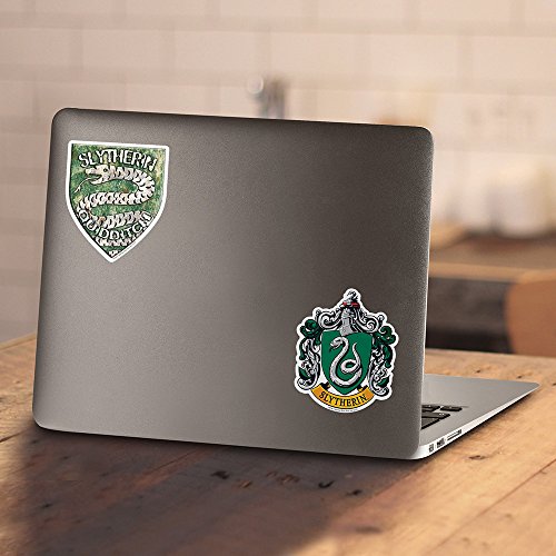 Popfunk Harry Potter Slytherin Logo Halloween Costume T Shirt & Stickers (Large) Silver