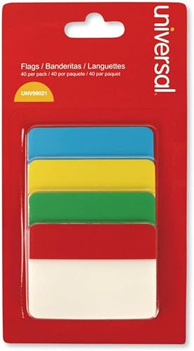 Miniatura 1 de Universal UNV99021 - Fichas de índice autoadhesivas de 2 pulgadas, colores surtidos (paquete de 40)