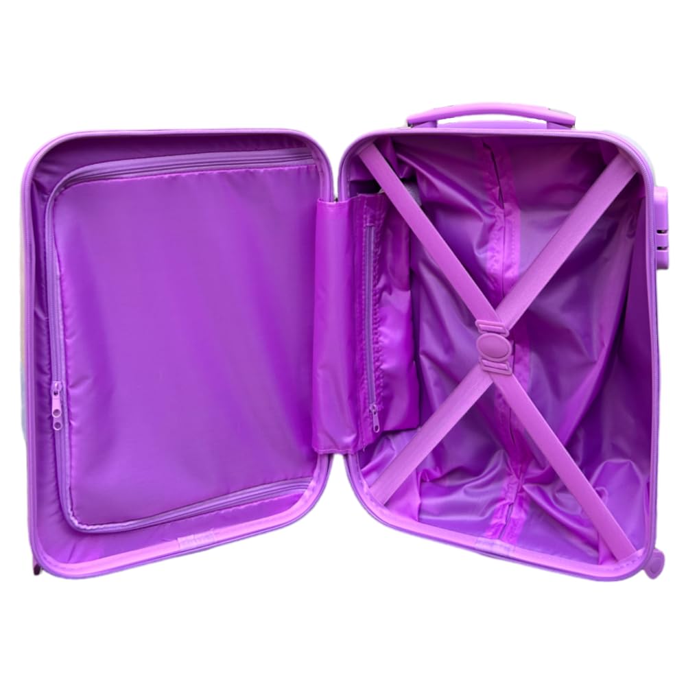 CARTOON Trolley da viaggio in ABS Gabby's Dollhouse per bambini valigia 50 x 33 x 20 cm con quattro ruote e manico allungabile