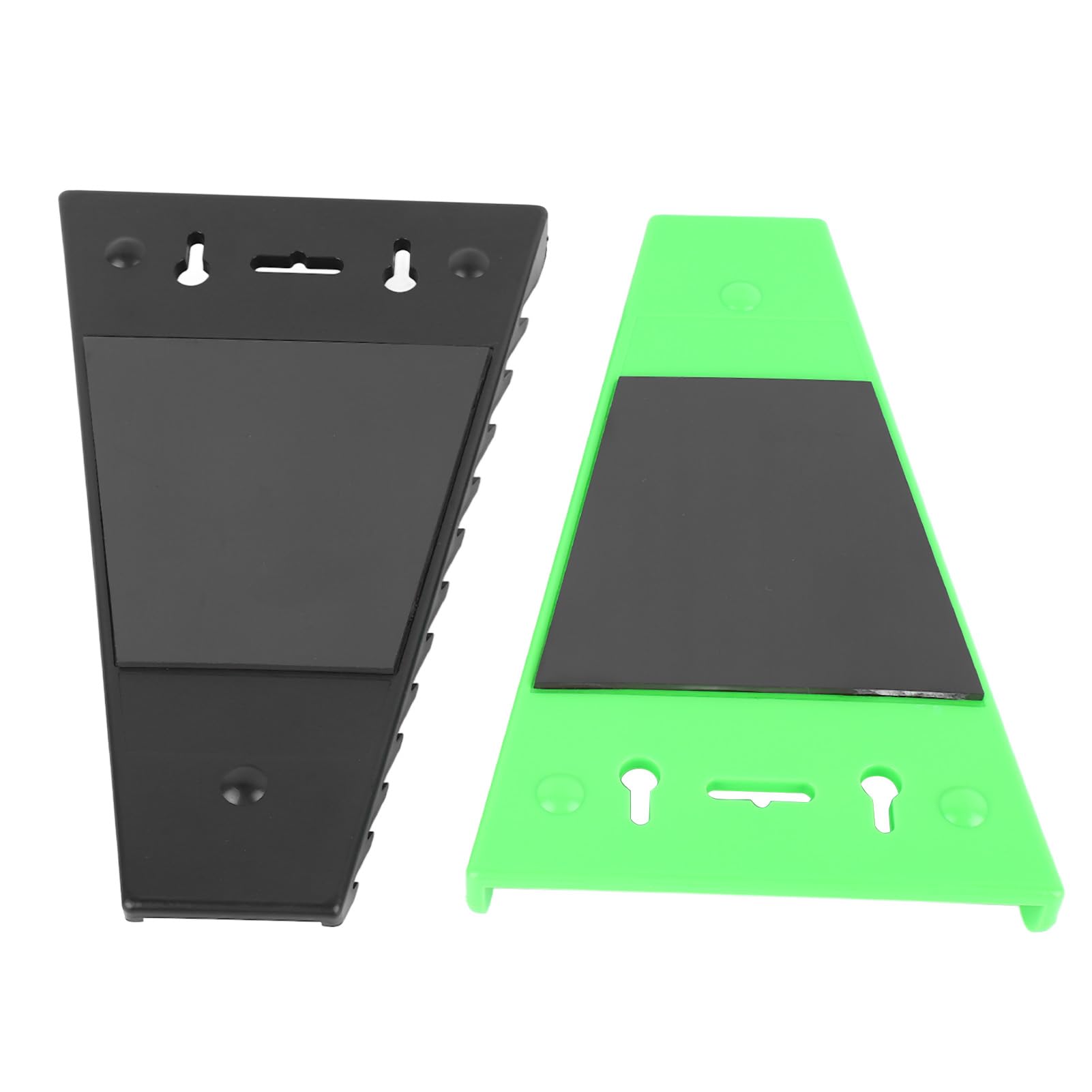 Organizador de llaves magnéticas, 2 paquetes, con capacidad para hasta 12 piezas, estante de llaves magnético ABS resistente para 6 a 24mm, 1/4 pulgadas a 1/16 pulgadas