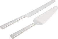 Oneida Celebration 2-Piece Cake Knife & Server Set - Premium 18/10 Stainless Steel, Dishwasher Safe