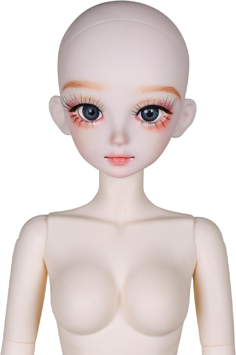 Proudoll 1/3 BJD Doll White Skin Customized Doll Body 60cm 24Inch Hand Painted Movable Ball Jointed SD Dolls PVC DIY (Anne)