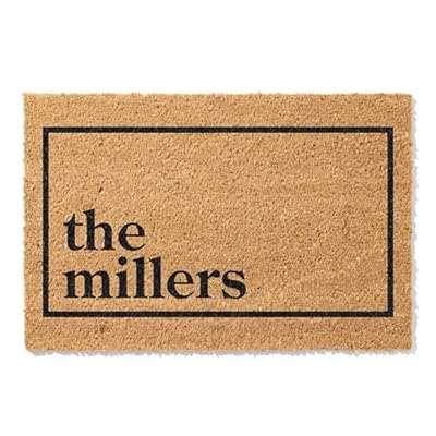 Personalized Door Mat, Monogrammed Doormat I 9 Designs - 3 Sizes I