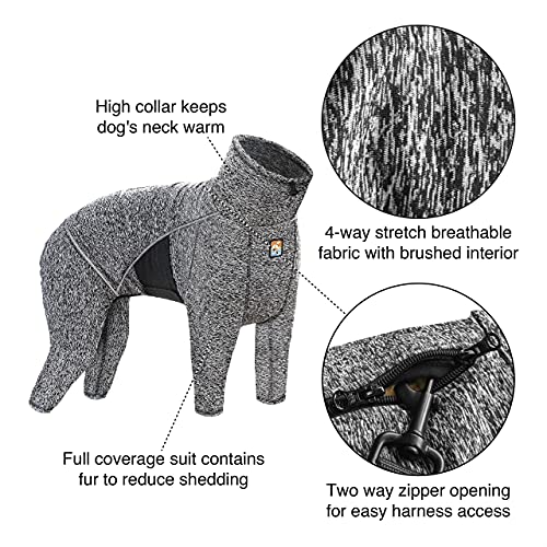 Kurgo Stowe Base Layer for Dogs Dog Onesie Body Warmer, Bodysuit for Dogs Recovery Suit, Reduce Anxiety, Contains Shedding - Image 2