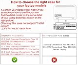 Alapmk Protective Case Cover For 12.2" Samsung Chromebook Plus V2 Laptop[Warning:Not fit 11.6 inch Samsung Chromebook 3],Galaxy - Image 2