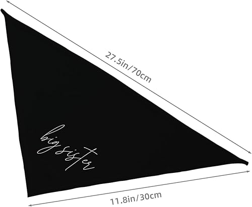 Miniatura 6 de Promoted to Big Sister - Bandana para perro, bandana para perros para revelación de género, accesorios para fotos, accesorios para accesorios de