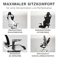 RECARO Exo Platinum – High End Gamingstuhl First of its Kind bis 150kg – Ansicht 5