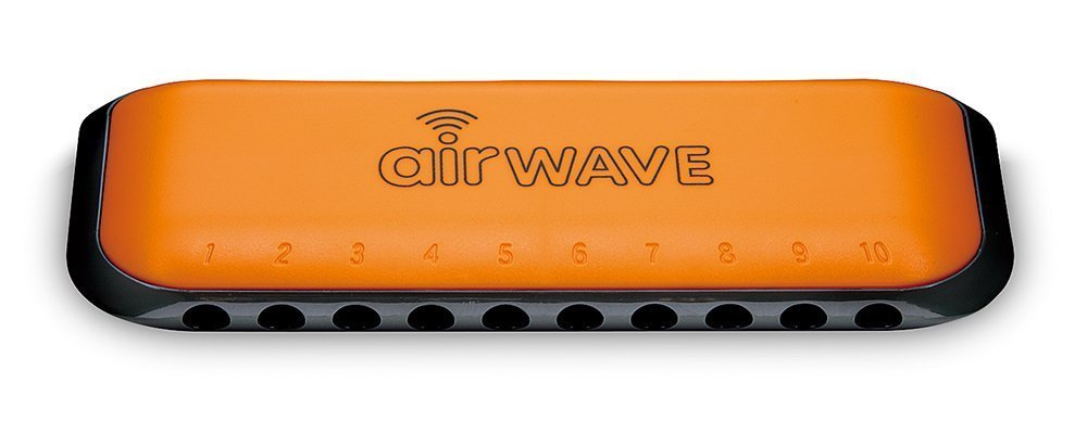 SUZUKI Suzuki 10 holes for children Harmonica Air Wave AW - 1 Orange J-image-1