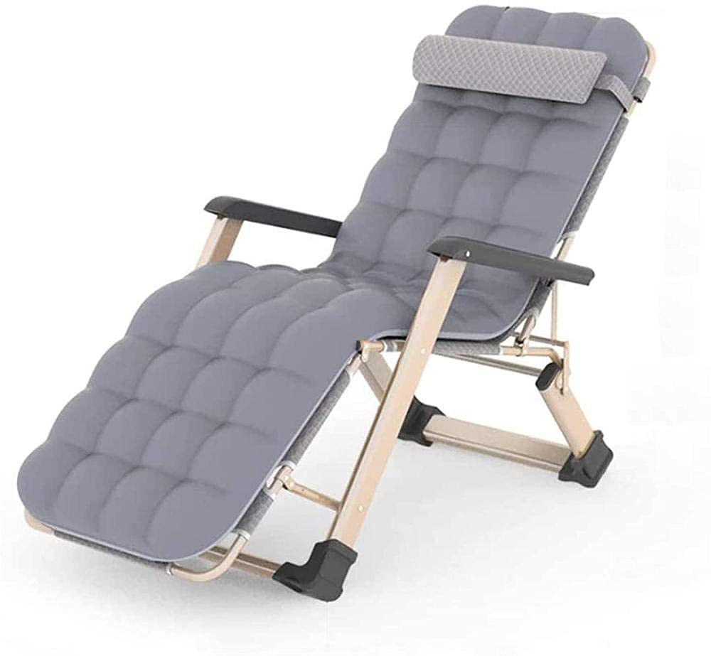 Chaises inclinables de jardin confortables et chaise longue zero gravity solide