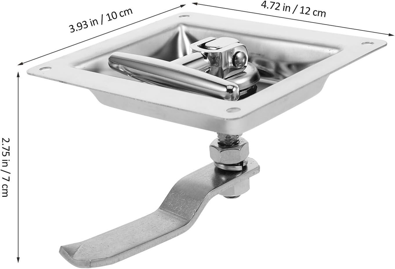 Amosfun Truck Toolbox Lock T-Handle Panel Latch Replacement Recreational Vehicle Camper Trailer Toolbox Lock for Travel Trailer Tool Box Security