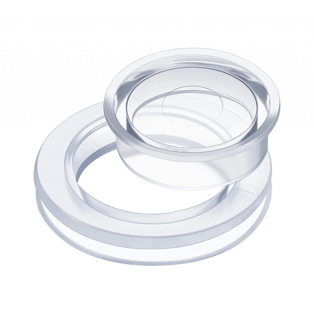 Umbrella Hole Ring Plug and Cap Set for Patio Table 2 Inch Clear Transparent-image-19