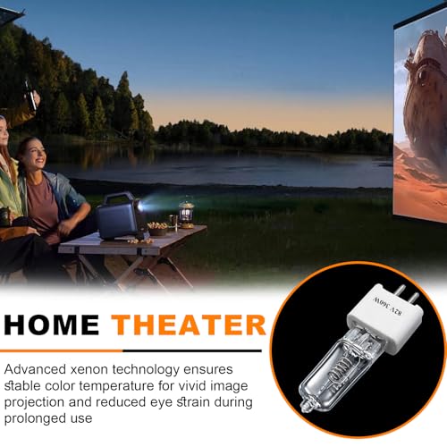 Image of Wadoy EY-B 82V 360W Projector Bulb RSE-57 Compatible with Apollo 15000 15002 15009 A1004 A1005 AL1004 AL1005 Overhead Projector Bi-Pin Based Stage & T3.5 Bulb - 2 Pack