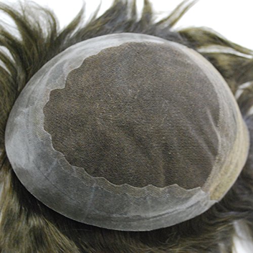 Dark Brown Hair System for Men 3# Toupee Human Hair Mens Human Hair Piece Lace Front