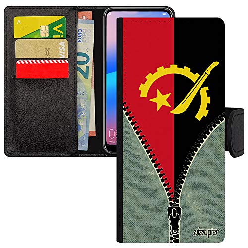 Coque Samsung Galaxy Note 20 Rabat Drapeau Angola Noir