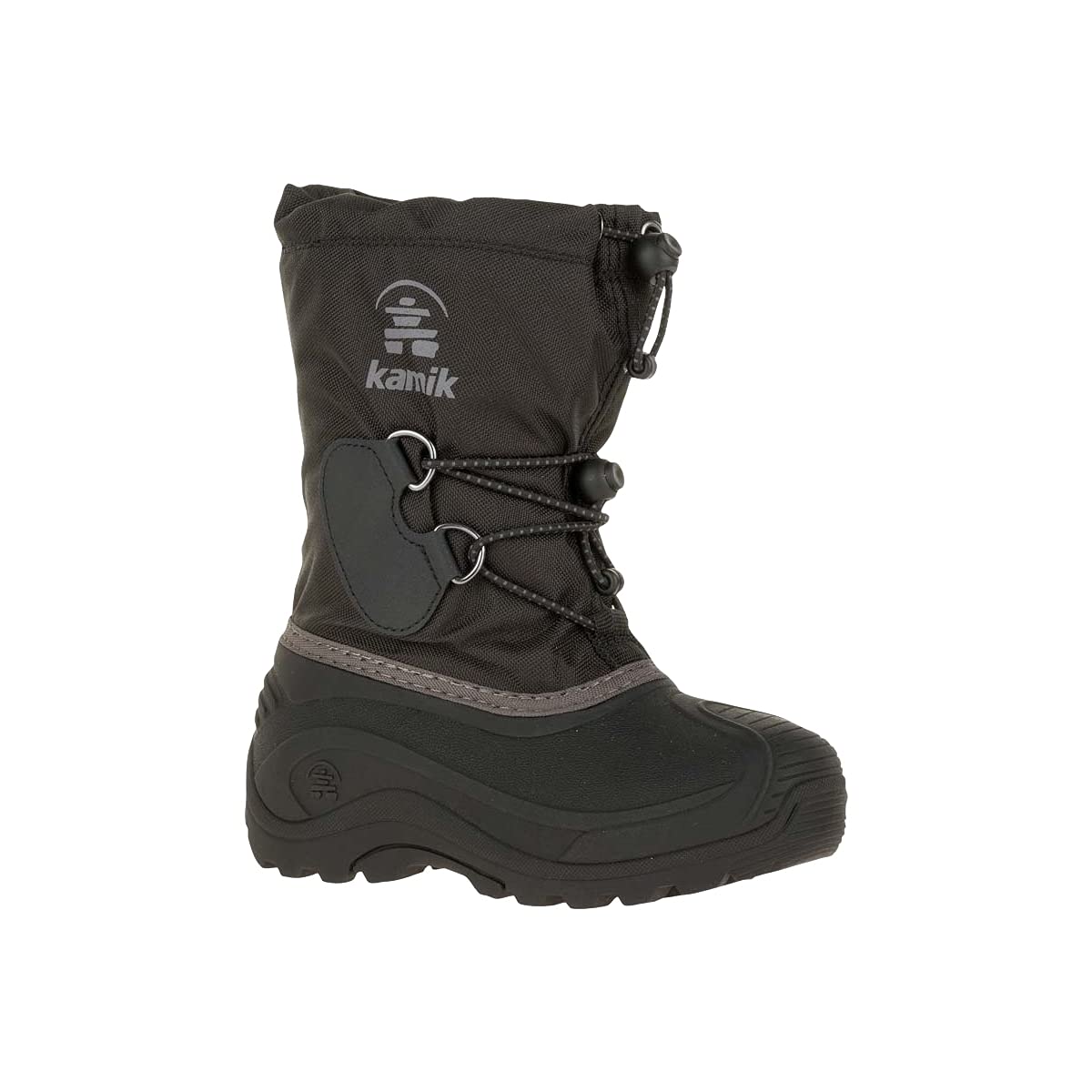 Kamik Unisex Kids' Southpole4 Snow Boots,Black (Black-noir Blk), 7.5 UK(25 EU)