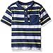 Crazy 8 Boys' Toddler Boys' Short Sleeve Stripe Henley