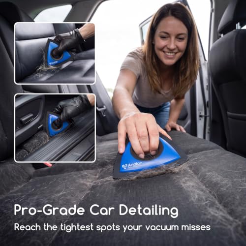 Image of Analan Mini Pet Hair Remover for Car Detailing Dog Hair Tool(Royal Blue)