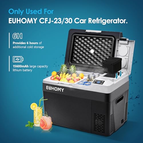 Euhomy Car Refrigerator Battery for CFJ/TWW/CFIM/CFG/CFW, 12/24V DC and 120-240V AC, Freezer Fridge Cooler, for Car, RV, Camping and Home Use by EUHOMY - Image 3