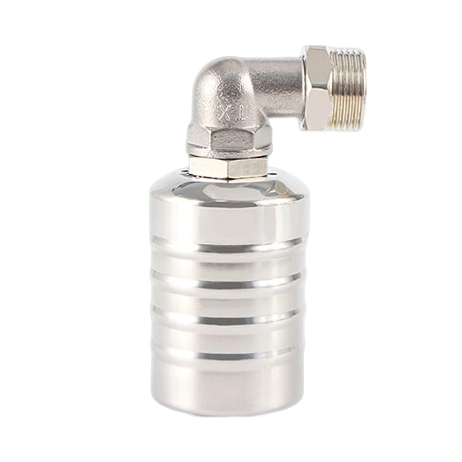 Gqnblvhzupdm Side Water Inlet Electric Ball Valve Stainless Steel Float Valve Water Tank 1/2" 4/3" Tower Shutoff Floating Ball Automatic Level Control(3/4",)