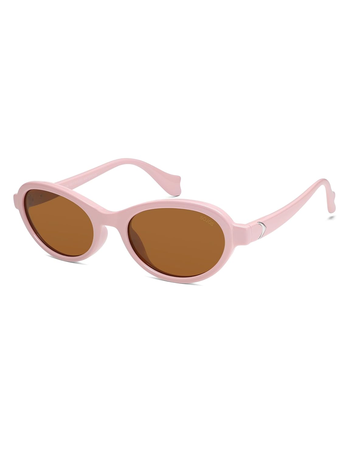 SOJOS Ocean Collection Polarized Retro Oval Small Sunglasses Womens Recycled Plastic Frame Eco-Friendly UV400 Echo